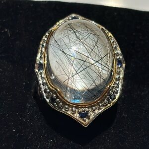 Beautiful Rutile Quartz ring